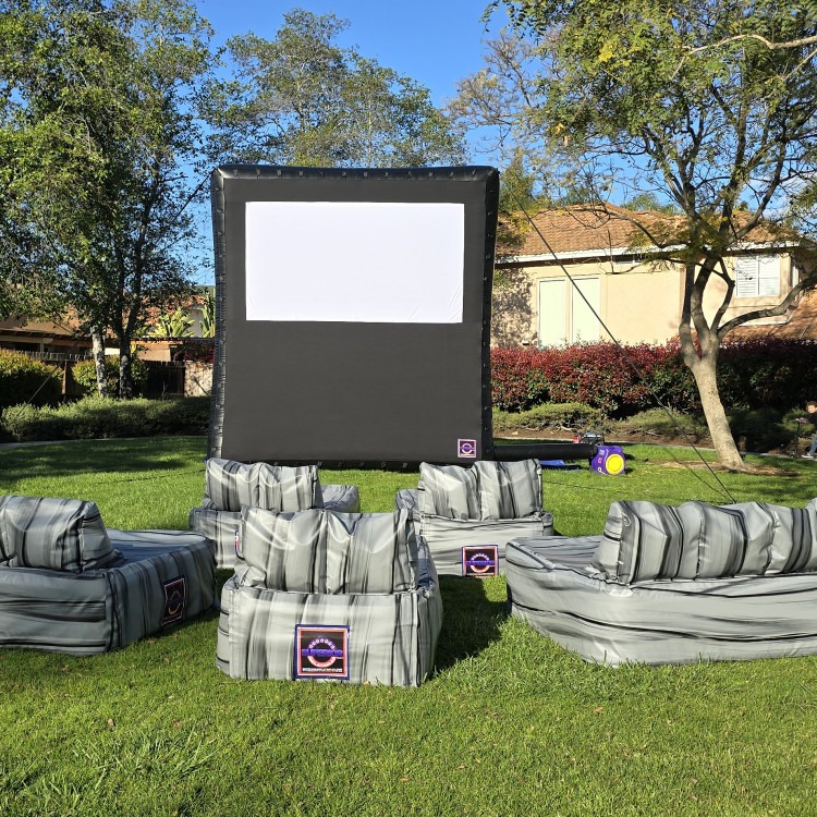 10'x5.5' (138 Picture) Inflatable Movie Projection Screen