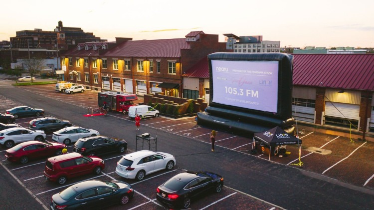 Drive-In Movie Screen Event Rental