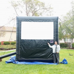 8'x4.5' (110 Picture) Inflatable Movie Projection Screen